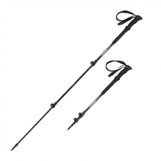 Naturehike 挪客 晴雪Pro 長手把7075鋁合金三節外鎖登山杖 D017-D 61~135cm 青灰色 1支