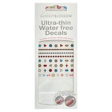 GLOSSYBLOSSOM 轉印美甲貼紙, 心語, 1個