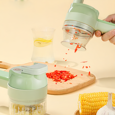 AFAMIC 艾法 多功能無線電動副食品機 打蒜泥機 ABS+PP+PC+不鏽鋼 尺寸: 20.5x9.5x8cm 功率約40W, 不適用