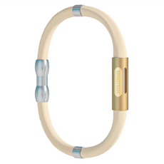 Ergotech 人因科技 Anion 負離子能量矽膠手環 奶茶色, 高濃度2000單位以上負離子 親膚抗敏 柔軟耐拉扯, 1條