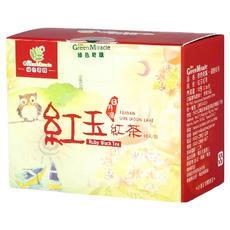 綠色奇蹟 紅玉紅茶, 台灣香, 10入/包, 2.2g, 10包, 1盒