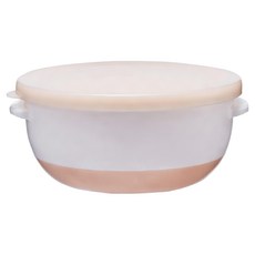 nac nac 不鏽鋼雙層隔熱碗, 甜橙粉, 1個