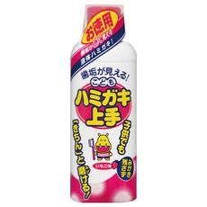 丹平製藥 草莓齒垢清潔液, 檢查齒垢、刷牙一次OK, 無砂糖, 低刺激性, 日本原裝進口, 180ml, 4瓶