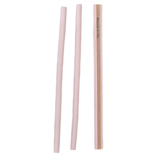 Hip QQ吸管 Set FDA食品級矽膠 耐熱溫度-30~200°C, 3個, 1組