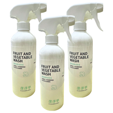 CLEANOLOGI 潔淨學 酵素蔬果清潔液，500mL, 3瓶