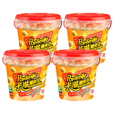 Pop-Smile 卡滋 蘑菇球爆米花 經典原味 鬆脆厚實, 150g, 4桶