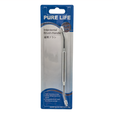 PuRE LiFE 寶淨 時尚金屬質感環保刷柄 雙頭 H3, 1入, 1支