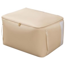 收納袋 (大號) 材質加密貢緞, 54 x 42 x 30cm, 豆沙粉, 1個