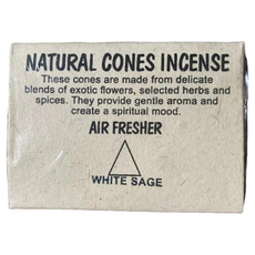 LOTUS 尼泊爾 天然手工香薰塔香 Set 25個, WHITE SAGE 白鼠尾草, 精選香草和香料, 1盒