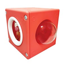 Nice u 毛樂趣 堆疊積木貓窩 - 紅色 HDPE聚酯纖維材質, 34 x 34 x 34cm, 1個