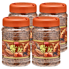 盛香珍 豐葵香瓜子桶 焦糖風味, 730g, 4罐