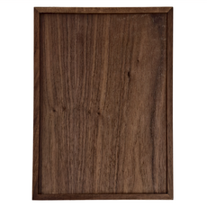 日式原木托盤 胡桃木, 原木色, 1個