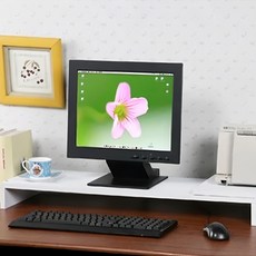 格林寬度可調式桌上置物架 80~120 x 24 x 8.2cm, 白色, 1個