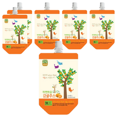 Nature Village 自然村 柑橘果汁，100% 濟州產柑橘，韓國製造, 100ml, 6包