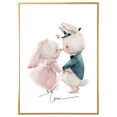 BOLUO GALLERY 菠蘿選畫所 Yes I do! APLS4641G 掛畫, 金色