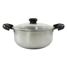 SUNG HSIANG 松鄉 雙耳理想鍋 適用於：電磁爐、電熱爐、紅外線爐、瓦斯爐, 22cm, 1個