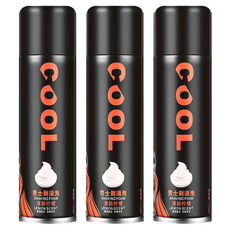 男士刮鬍泡 S353 清新檸檬, 230ml, 3瓶