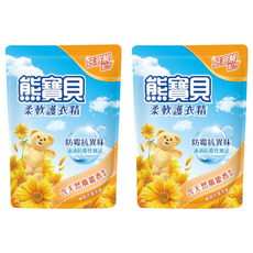 Snuggle 熊寶貝 柔軟護衣精補充包 有效去除異味 保持衣物亮彩有型 持久清新 防止衣物皺摺, 1.84L, 2包