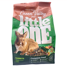 little onE 綠色山谷無穀兔子飼料, 完整營養, 含六十種牧場草與草藥, 750g, 1包