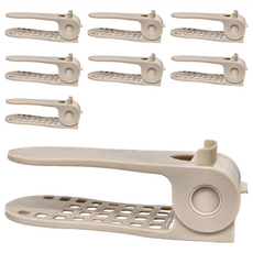 Magic Shield 神盾 可調式鞋架, 四段可調, 適用多種鞋款, 霧白, 8個