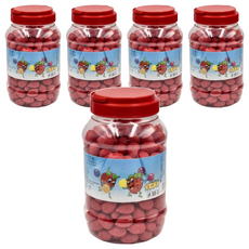 金陽 草莓風味口香糖，一嚐便回到童年的美好時光, 768g, 5罐