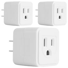 RONEVER 美式D型3P三面插 59 x 45 x 41mm 50g, ZPR-055, 3個