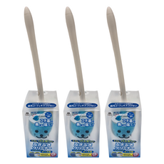 CONDOR 山崎 浴室馬桶潔淨刷, 附收納盒, 小海豹, 3個