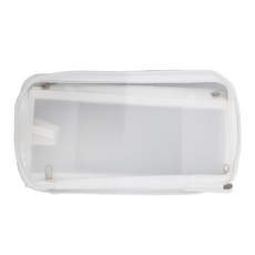 日式折疊霧面雙開收納箱 - 白色, 30 x 15 x 15cm, 1個