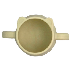 MODU'I BLUEMAMA 幼兒鉑金矽膠雙耳熊杯, 250ml, 清新綠, 1個