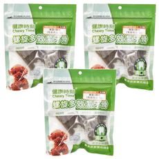 Chewy Time 健康時刻 全犬螺旋潔牙骨 小包裝 海藻+雞肉, 毛髮亮麗, 清新口氣, 150g, 3包