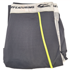 Superfeaturing 專業跑步三鐵 Hicolor運動壓縮緊身褲 黃綠, 黃線