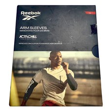 Reebok 銳步 溫控修復訓練袖套, 經典黑, 1雙