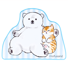 貓福珊迪 造型絨毛地墊 法蘭絨 海綿, 北極熊