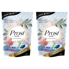 Prosi 普洛斯 3合1抗菌濃縮香水洗衣膠球 30秒瞬間溶解, 15顆, 2袋