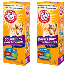 ARM&HAMMER 強效貓砂專用除臭粉 850g 適用於各種類貓砂, 2盒
