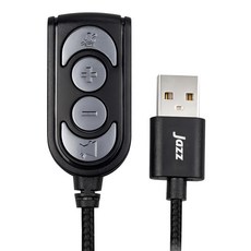 INTOPIC UB85 7.1ch音效轉換器 支持PC/NB/PS4 3.5mm TRRS 獨立麥克風 1轉2音源線, JAZZ-UB85, 1盒