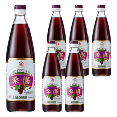 工研 桑葚醋 590ml 濃縮桑葚還原果汁（含32%以上）, 6瓶