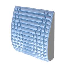 MICHAEL FITNESS 麥克健身 腰背伸展器 堅韌耐用/清晰緩震 舒緩腰椎/脊椎牽引, 30 x 24.5 x 9.5cm, 霧靄藍