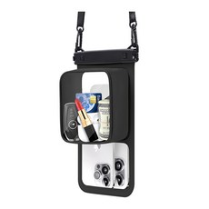 OMG IPX8級防水 雙層加大防水袋 8.5英吋, 黑色, 1個