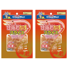 CattyMan 貓用蝦肉絲 薄片設計幫助腸胃吸收 低熱量美味可口肉質鮮嫩, 25g, 2包