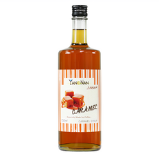 YANGNAN 仰南 焦糖風味糖漿 咖啡、茶飲調味 玻璃瓶裝 增添飲品風味, 750ml, 1瓶