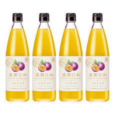 Kong Yen 果酢日和 百香果果酢, 25%以上果汁原汁, 590ml, 4瓶