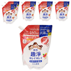 LION 獅王 趣淨 洗手慕斯補充包 清新果香, 450ml, 6件