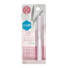 PLUS 普樂士 Twiggy 筆型剪刀mini (SC-100PF) – 安全圓頭, 貝爾努伊弧刃, 不沾膠, 粉色, 1個