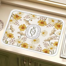 融融恰恰 硅藻泥桌墊 G4351 N5-G435 隔熱墊, 39.4 x 29.4cm, 3個