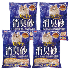 GEX 檜木流系列 消臭砂 兔用, 6.5L, 天然抗菌+消臭成分配合, 4包, 檜木