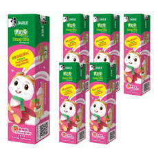 DARLIE 好來 寶貝兔兒童牙膏 草莓/蘋果 隨機出貨, 40g, 6條