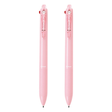 PILOT 百樂 Acroball 輕油 3 + 1 多功能筆, 柔粉色, 2支
