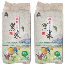 黑米豪 彰化溪州黑米, 800g, 2包