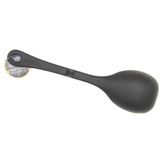 minono 米諾諾 不沾鍋矽膠平口湯匙, 28 x 7.5 x 1.8cm, 紅色/黑色 顏色隨機, 1支